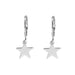 Wholesale Metal Pentagram Earrings JDC-ES-XC329 Earrings 夏晨 silver Wholesale Jewelry JoyasDeChina Joyas De China