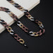 Bulk Jewelry Wholesale metal plastic concave shaped glasses chain JDC-MC-YM021 Wholesale factory from China YIWU China