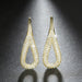 Wholesale Metal Rhinestone Earrings JDC-ES-WN009 Earrings 薇妮 AER991gold Wholesale Jewelry JoyasDeChina Joyas De China