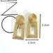 Wholesale Metal Square Earrings JDC-ES-SK037 Earrings 深刻 Golden trumpet Wholesale Jewelry JoyasDeChina Joyas De China