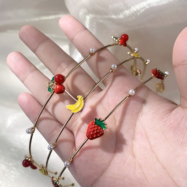 Bulk Jewelry Wholesale Metal women's thin headbands are tied with flower hair ornamentsJDC-HD-h021 Wholesale factory from China YIWU China
