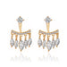 Wholesale metal zircon tassel earrings JDC-ES-A076 Earrings 妙雅 1 Wholesale Jewelry JoyasDeChina Joyas De China