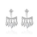 Wholesale metal zircon tassel earrings JDC-ES-A076 Earrings 妙雅 2 Wholesale Jewelry JoyasDeChina Joyas De China