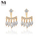 Wholesale metal zircon tassel earrings JDC-ES-A076 Earrings 妙雅 Wholesale Jewelry JoyasDeChina Joyas De China