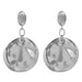 Wholesale metallic style sequined iron earrings JDC-ES-DN013 Earrings 道妮 white Wholesale Jewelry JoyasDeChina Joyas De China