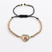 Wholesale micro inlaid zircon heart-shaped woven Bracelet JDC-BT-ML047 Bracelet JoyasDeChina Wholesale Jewelry JoyasDeChina Joyas De China