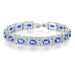 Wholesale micro-zircon bracelet MOQ≥2 JDC-BT-Kas008 Bracelet 卡诗 Blue diamond 18cm MOQ2 Wholesale Jewelry JoyasDeChina Joyas De China