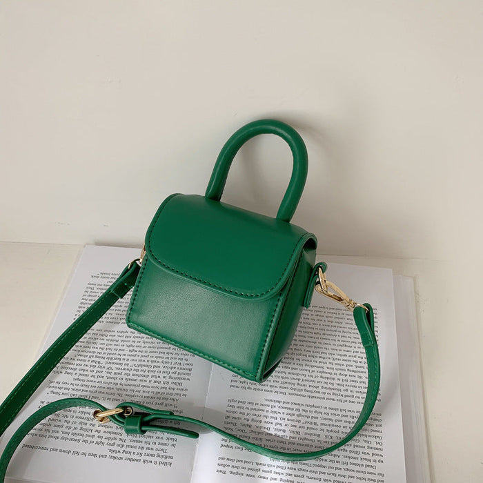 Wholesale Mini children's PU leather square box bag JDC-HB-KM002 Handbags 卡曼 green Wholesale Jewelry JoyasDeChina Joyas De China