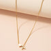 Bulk Jewelry Wholesale minimalist fashion 26 letter clavicle chain JDC-NE-AYN015 Wholesale factory from China YIWU China