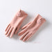Wholesale mink fur ball cashmere warm women's gloves JDC-GS-BX-012 Gloves 伯循 pink one size Wholesale Jewelry JoyasDeChina Joyas De China