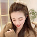 Wholesale mink hair ball braided hairpin JDC-HC-i381 Hair Clips 溪南 Wholesale Jewelry JoyasDeChina Joyas De China