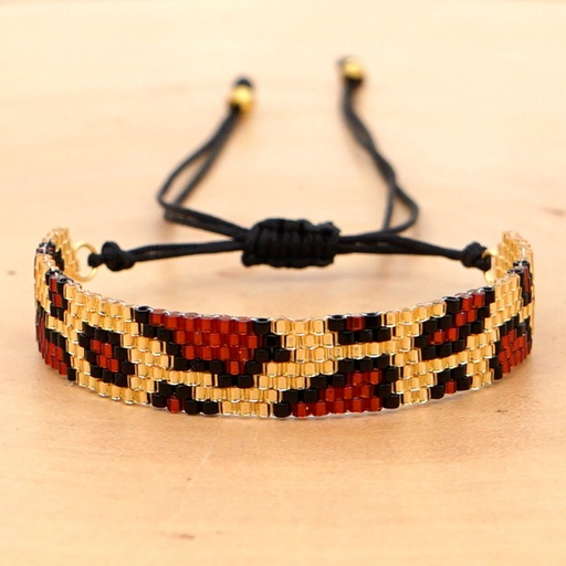 Bulk Jewelry Wholesale Miyuki beaded beads woven leopard bracelet JDC-gbh133 Wholesale factory from China YIWU China