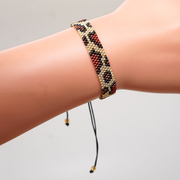 Bulk Jewelry Wholesale Miyuki beaded beads woven leopard bracelet JDC-gbh133 Wholesale factory from China YIWU China