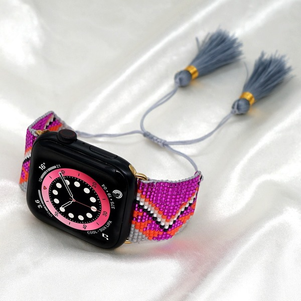 Wholesale Miyuki DB Rice Beads Apple Watch1-7 Watch Band JDC-WD-GBH010 Watch Band 怪我咯 Wholesale Jewelry JoyasDeChina Joyas De China