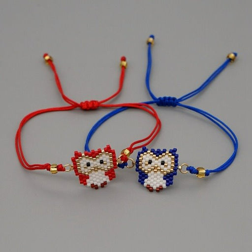 Wholesale Miyuki Owl Bracelet JDC-BT-GBH086 Bracelet 怪我咯 Wholesale Jewelry JoyasDeChina Joyas De China