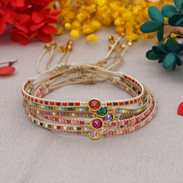 Wholesale Miyuki rice beads diamond bracelet women JDC-BT-GBH026 Bracelet JoyasDeChina Wholesale Jewelry JoyasDeChina Joyas De China
