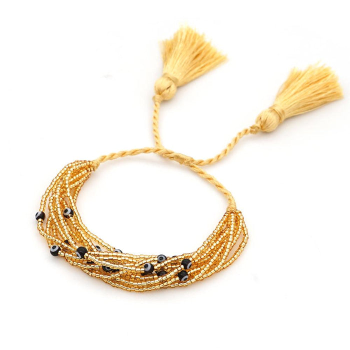 Bulk Jewelry Wholesale Miyuki rice beads hand-woven eye bracelet JDC-gbh125 Wholesale factory from China YIWU China