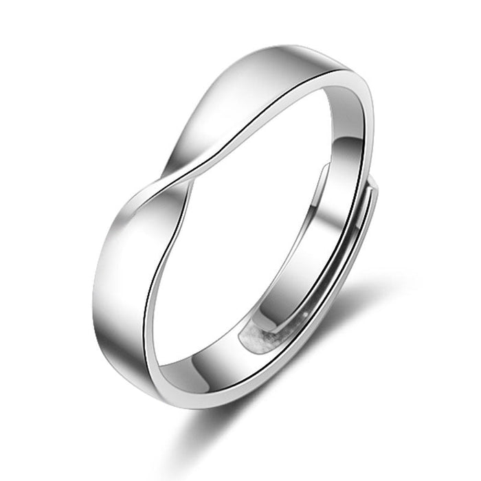 Wholesale Mobius Ring Copper Couple Rings JDC-RS-YZM068 Rings 伊之美 Wholesale Jewelry JoyasDeChina Joyas De China