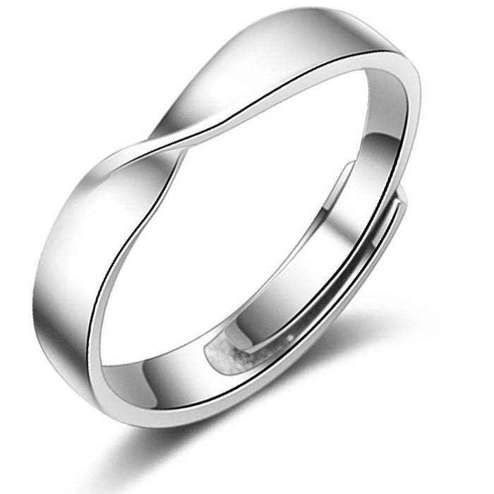 Wholesale Mobius Ring Copper Couple Rings JDC-RS-YZM068 Rings 伊之美 male adjustable Wholesale Jewelry JoyasDeChina Joyas De China