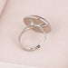 Wholesale MOM Heart Shape Mother's Day Gift Iron Glass Ring JDC-RS-NingX001 Rings 柠祥 Wholesale Jewelry JoyasDeChina Joyas De China
