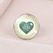 Wholesale MOM Heart Shape Mother's Day Gift Iron Glass Ring JDC-RS-NingX001 Rings 柠祥 67005406 adjustable Wholesale Jewelry JoyasDeChina Joyas De China