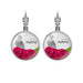 Wholesale MOM Heart Shaped Metal Glass Earrings JDC-ES-NingX001 Keychains 柠祥 64006304 Wholesale Jewelry JoyasDeChina Joyas De China