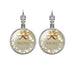 Wholesale MOM Heart Shaped Metal Glass Earrings JDC-ES-NingX001 Keychains 柠祥 Wholesale Jewelry JoyasDeChina Joyas De China
