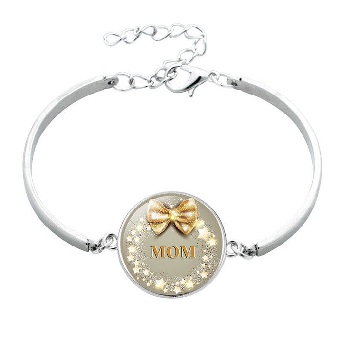 Wholesale MOM Mother's Day Alloy Glass Time Gem Bracelet JDC-BT-NingX005 Bracelet 柠祥 12017605 Wholesale Jewelry JoyasDeChina Joyas De China