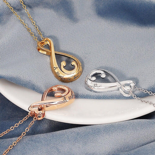 Wholesale moon drop oil Necklace Mother's Day gift JDC-NE-Mail016 Necklaces 麦伦 Wholesale Jewelry JoyasDeChina Joyas De China