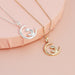 Wholesale moon drop oil Necklace Mother's Day gift JDC-NE-Mail016 Necklaces 麦伦 Wholesale Jewelry JoyasDeChina Joyas De China