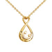 Wholesale moon drop oil Necklace Mother's Day gift JDC-NE-Mail016 Necklaces 麦伦 JE0731 gold Wholesale Jewelry JoyasDeChina Joyas De China