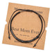 Wholesale Morse Code Black Iron Stone Beaded Braided Bracelet JDC-BT-ZhuJ002 Bracelet 诛积 Wholesale Jewelry JoyasDeChina Joyas De China