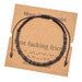Wholesale Morse Code Black Iron Stone Beaded Braided Bracelet JDC-BT-ZhuJ002 Bracelet 诛积 Wholesale Jewelry JoyasDeChina Joyas De China