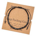 Wholesale Morse Code Black Iron Stone Beaded Braided Bracelet JDC-BT-ZhuJ002 Bracelet 诛积 Wholesale Jewelry JoyasDeChina Joyas De China
