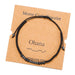 Wholesale Morse Code Black Iron Stone Beaded Braided Bracelet JDC-BT-ZhuJ002 Bracelet 诛积 Wholesale Jewelry JoyasDeChina Joyas De China