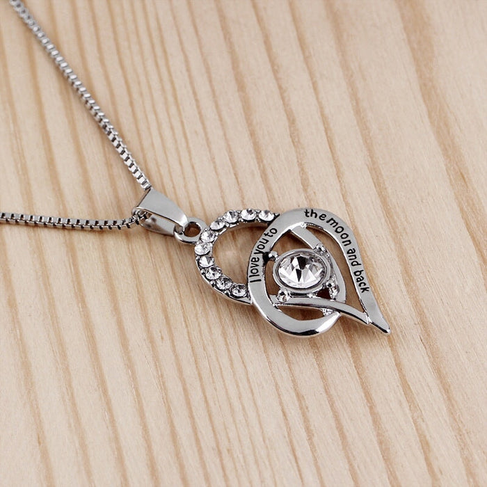 Wholesale Mother's Day Diamond Inlaid Alloy Necklace JDC-NE-LangT014 Necklaces 阆天 Wholesale Jewelry JoyasDeChina Joyas De China