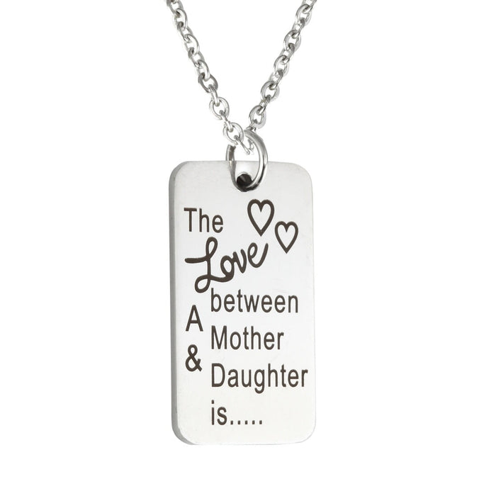 Wholesale mother's Day DIY Stainless Steel Necklace JDC-NE-Mail013 Necklaces 麦伦 Wholesale Jewelry JoyasDeChina Joyas De China