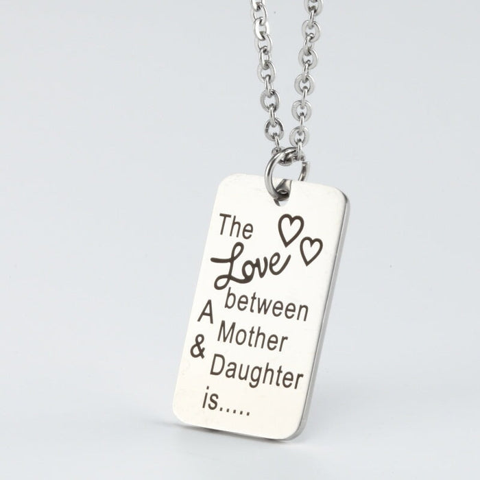 Wholesale mother's Day DIY Stainless Steel Necklace JDC-NE-Mail013 Necklaces 麦伦 Wholesale Jewelry JoyasDeChina Joyas De China