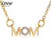 Wholesale mother's day English letter clavicle copper necklaces JDC-NE-D011 Necklaces 晴雯 Wholesale Jewelry JoyasDeChina Joyas De China