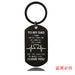 Wholesale Mother's Day Father's Day Metal Keychain JDC-KC-GangGu014 Keychains 钢古 W00066 black Wholesale Jewelry JoyasDeChina Joyas De China