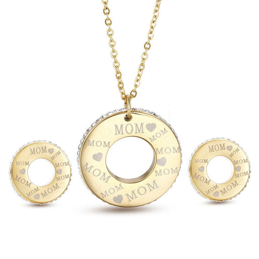 Wholesale mother's Day gift fashion titanium steel necklaces JDC-NE-Kalun001 necklaces 卡龙 Wholesale Jewelry JoyasDeChina Joyas De China