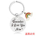 Wholesale Mother's Day Gift Rainbow Electroplated Metal Keychain JDC-KC-GangGu004 Keychains 钢古 Wholesale Jewelry JoyasDeChina Joyas De China
