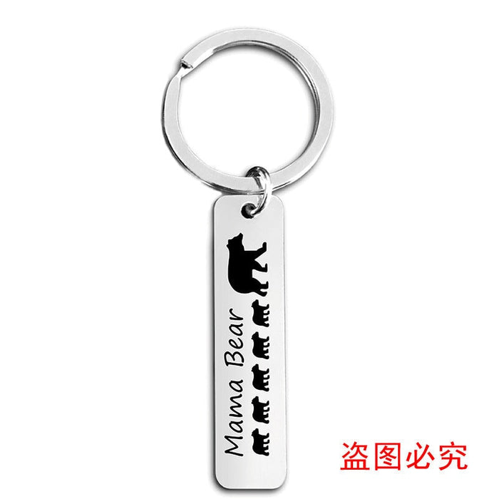 Wholesale Mother's Day Gift Stainless Steel Plating Metal Keychain JDC-KC-GangGu003 Keychains 钢古 Wholesale Jewelry JoyasDeChina Joyas De China