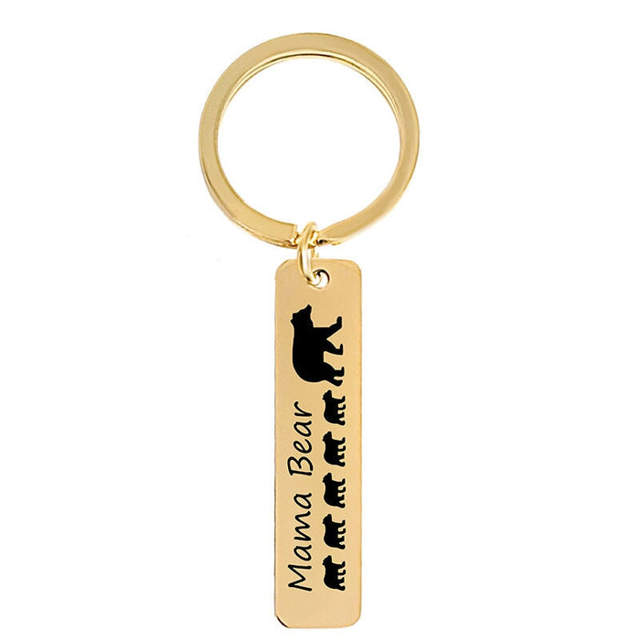 Wholesale Mother's Day Gift Stainless Steel Plating Metal Keychain JDC-KC-GangGu003 Keychains 钢古 Wholesale Jewelry JoyasDeChina Joyas De China