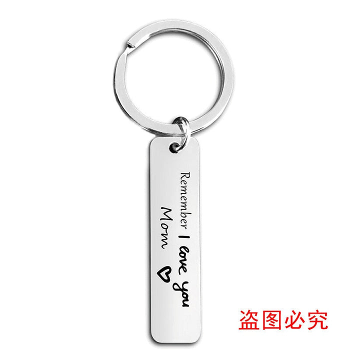 Wholesale Mother's Day Gift Stainless Steel Plating Metal Keychain JDC-KC-GangGu003 Keychains 钢古 F00020 Wholesale Jewelry JoyasDeChina Joyas De China