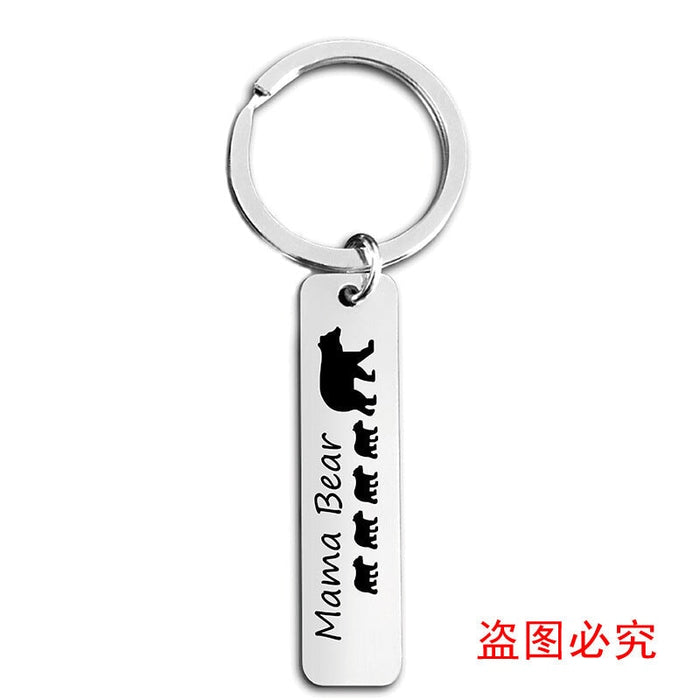 Wholesale Mother's Day Gift Stainless Steel Plating Metal Keychain JDC-KC-GangGu003 Keychains 钢古 F00024 Wholesale Jewelry JoyasDeChina Joyas De China