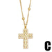 Wholesale Mother's Day Love Cross Necklace JDC-NE-AOS002 Necklaces 翱昇 Wholesale Jewelry JoyasDeChina Joyas De China