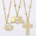 Wholesale Mother's Day Love Cross Necklace JDC-NE-AOS002 Necklaces 翱昇 Wholesale Jewelry JoyasDeChina Joyas De China
