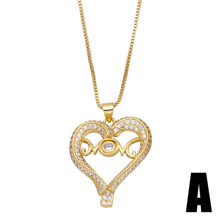 Wholesale Mother's Day Love Necklace JDC-NE-AOS010 Necklaces 翱昇 A Wholesale Jewelry JoyasDeChina Joyas De China