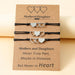 Wholesale Mother's Day Parent-Child Card Stainless Steel Heart Shape Hand-Woven Bracelet JDC-BT-LanT005 Bracelet 阆天 Wholesale Jewelry JoyasDeChina Joyas De China